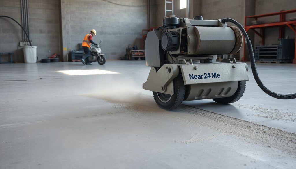 Concrete grinding process