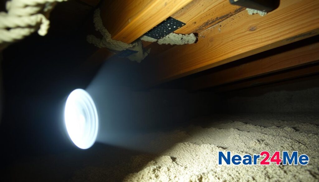 Crawl space mold detection