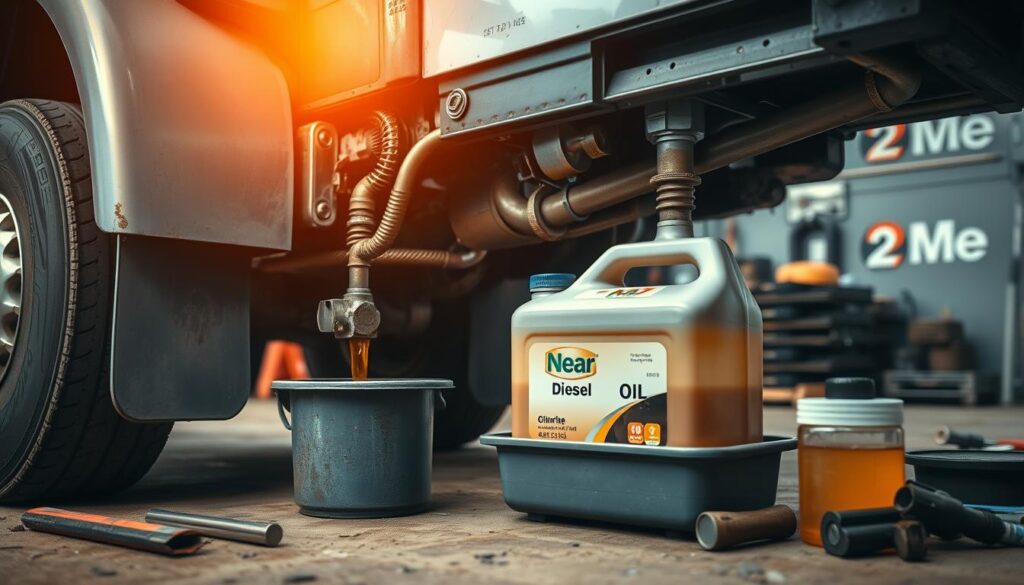 Diesel engine oil change