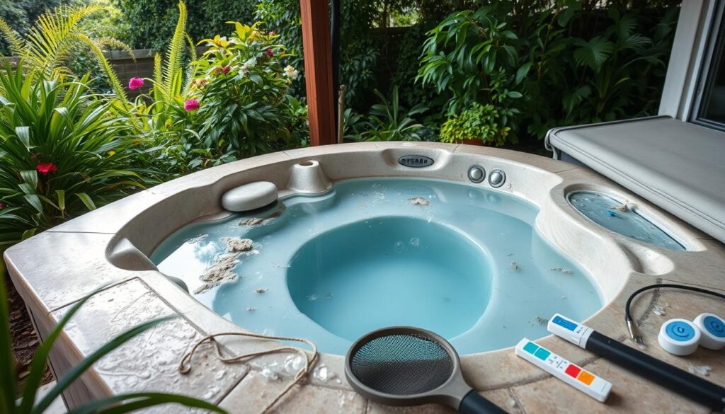 Hot tub maintenance issues