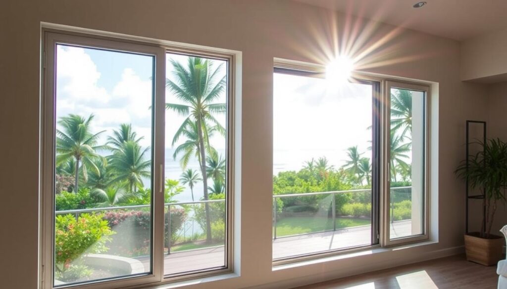 Impact windows UV protection