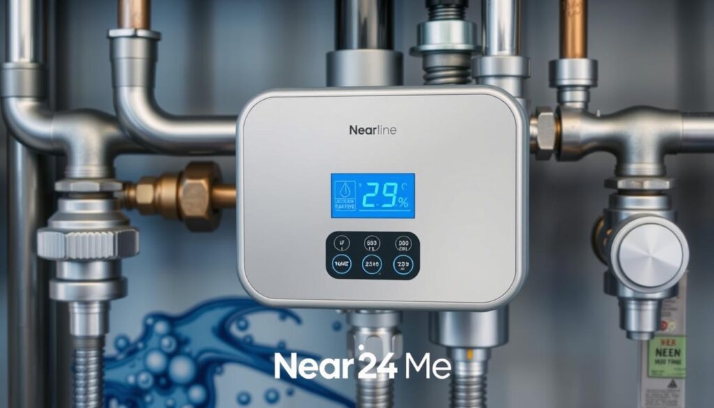 Tankless water heater temperature control