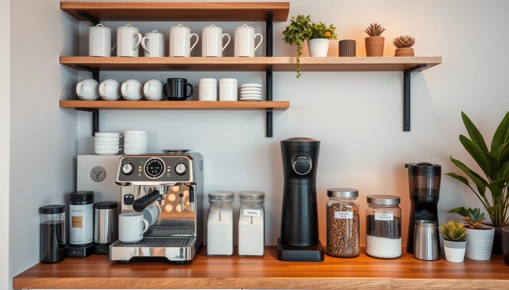 coffee station organization